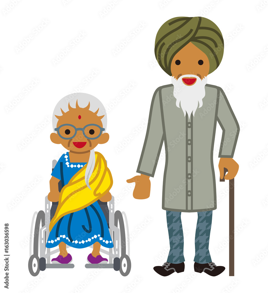 Senior couple -Indian Senior couple -Indian