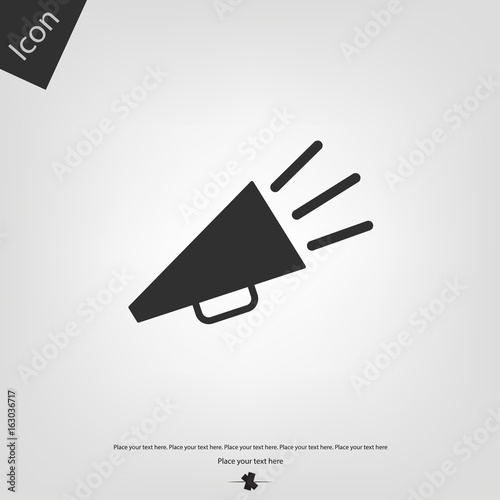 Megaphone vector icon