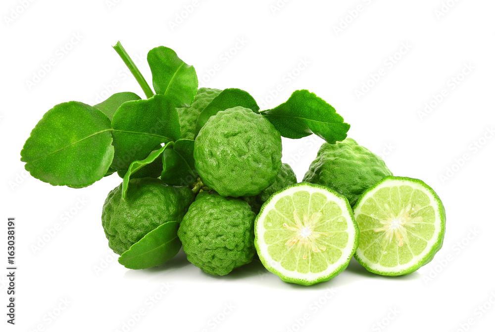 Bergamot isolated on white background Bergamot isolated on white background