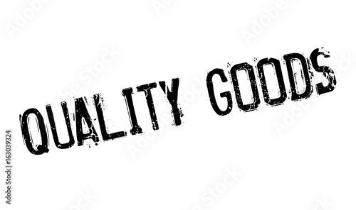 Quality Goods rubber stamp. Grunge design with dust scratches. Effects can be easily removed for a clean, crisp look. Color is easily changed.