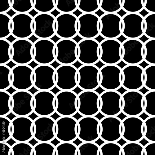 Simple repeating texture with circles. Vector seamless pattern.