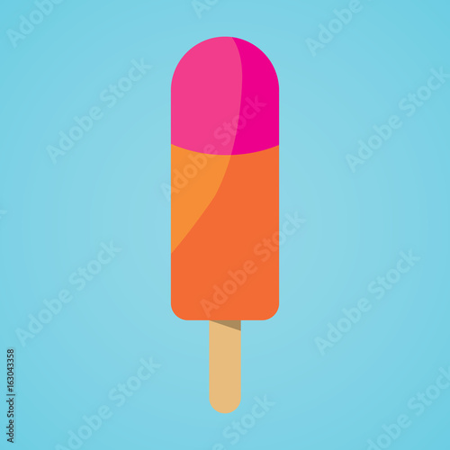 Lolly Ice Cream Isolated