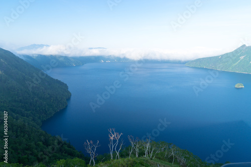 摩周第三展望台から見る摩周湖の風景