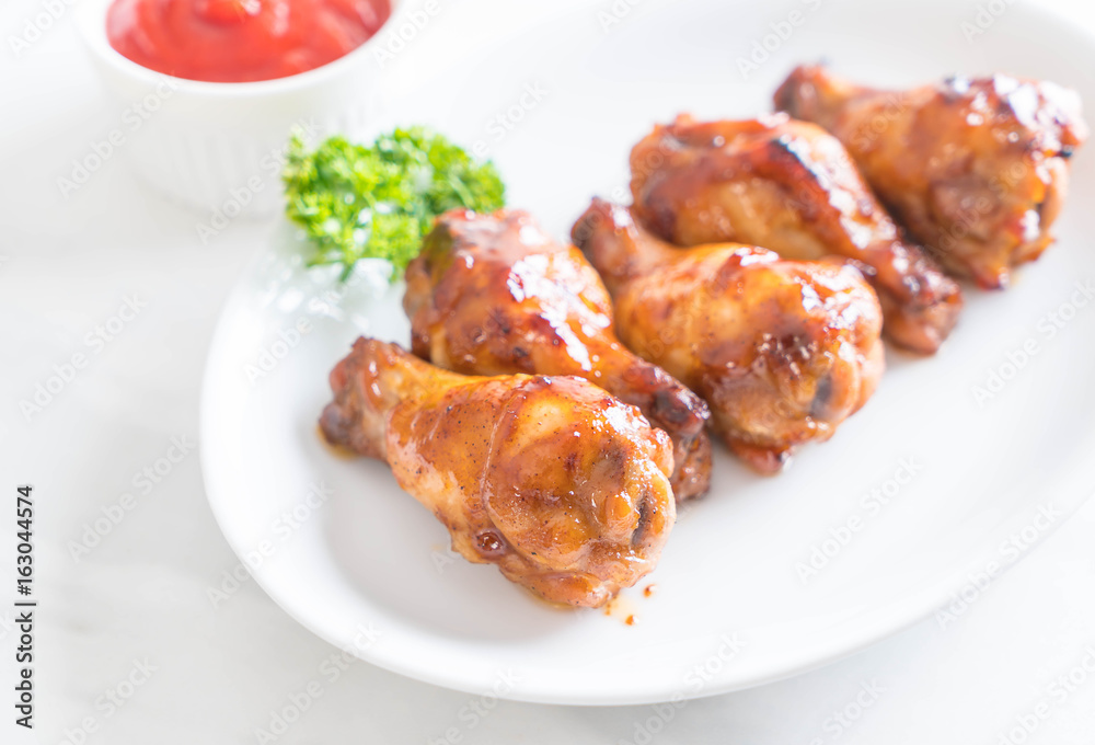 barbecue chicken wings