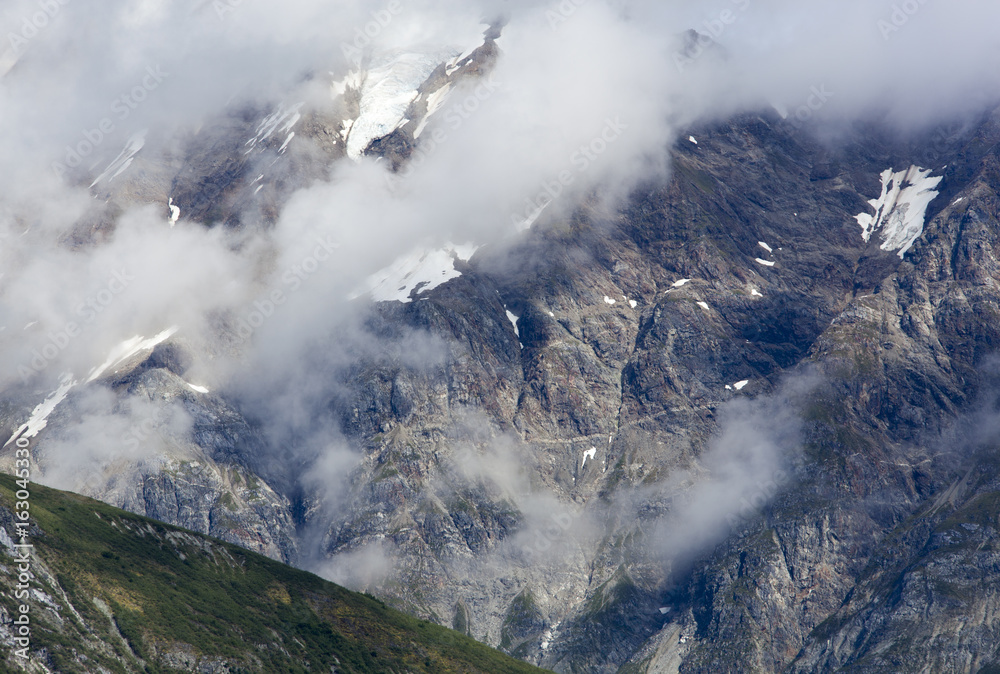 Alaska's Cloudy Mountains