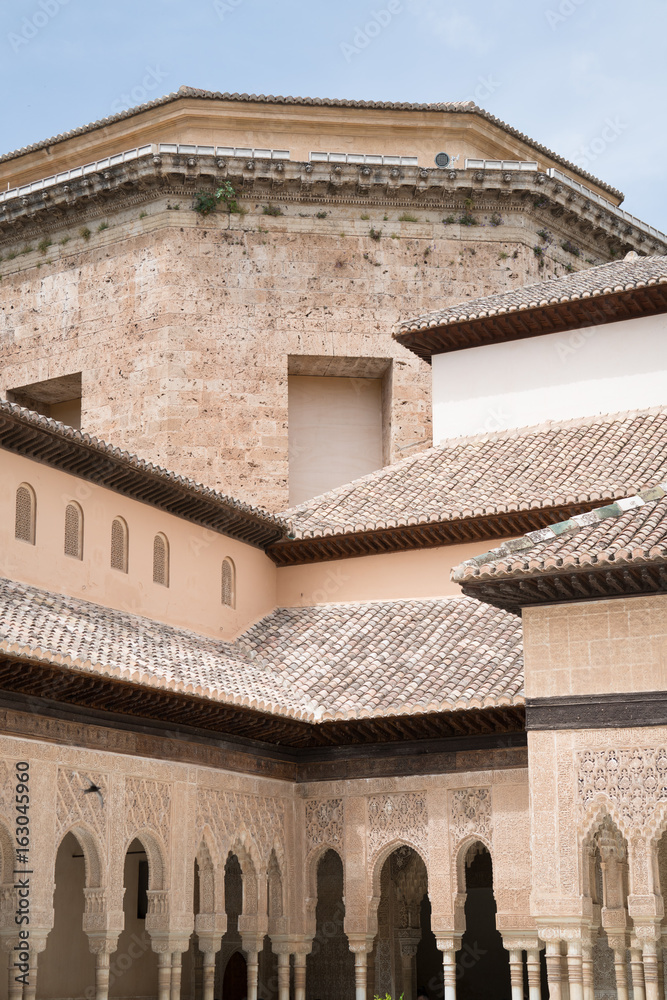 Obraz premium Granada, Spain - Alhambra Palace and City of Granada