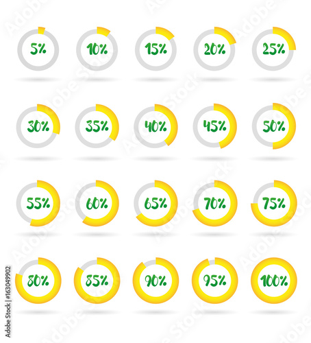 Pie charts vector infographics   © danek_w
