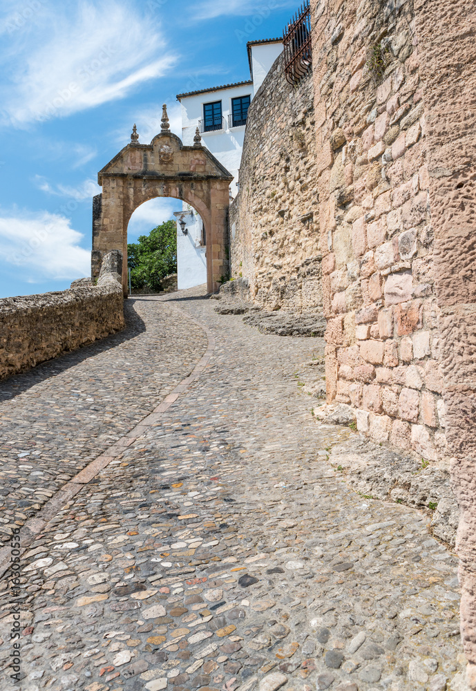 Ancient City Walls and Gateway - Ronda, Andalucia, Spain