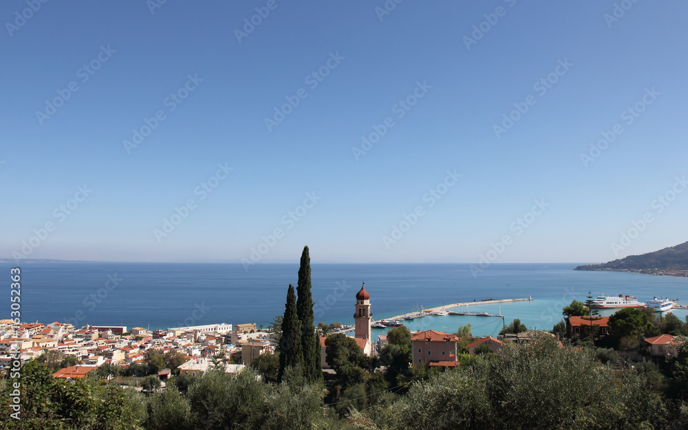 Naklejka premium Zakynthos City, Greece