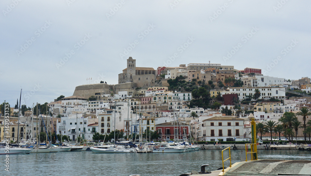 The Old Town of Ibiza. Balearic Islands, Spain