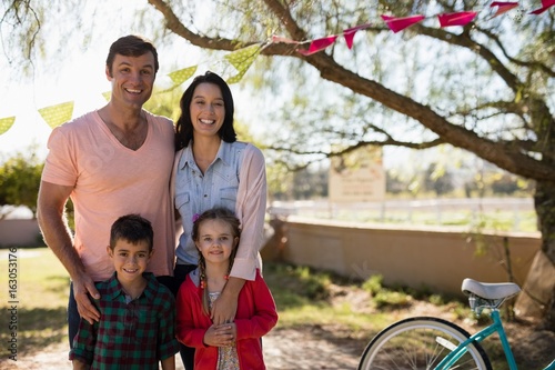 Family enjoying together in the park