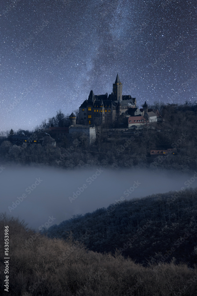 Sternenhimmel über Schloss Wernigerode Sternenhimmel über Schloss Wernigerode