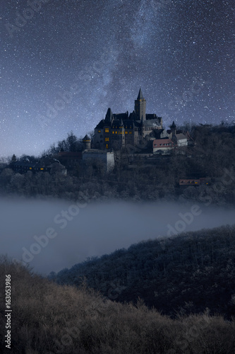 Sternenhimmel über Schloss Wernigerode