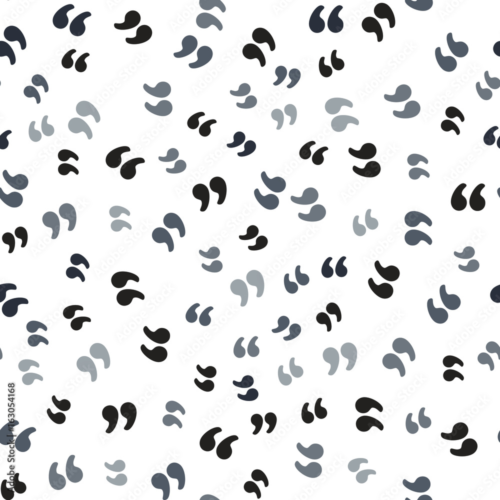 Quotation marks symbol seamless pattern, isolated on white background. Vector illustration, easy to edit. Quotation marks symbol seamless pattern, isolated on white background. Vector illustration, easy to edit.