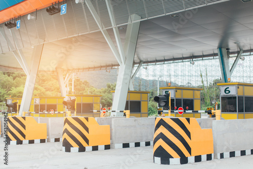 Obraz na plátně Toll Expressway in thailand