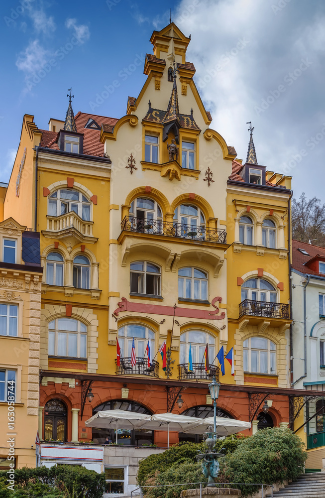 Building of hotel, Karlovy Vary