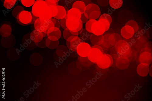 red bokeh background