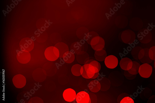 red bokeh background