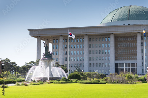 The National Assembly of South Korea, situated in Yeouido, Seoul.