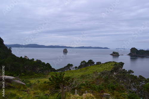 Ocean view at Paihia in New Zealand