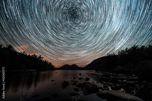 Star Trail in Acadia National Park