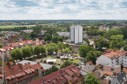 Kołobrzeg - panorama miasta z muzeum wojsa photo