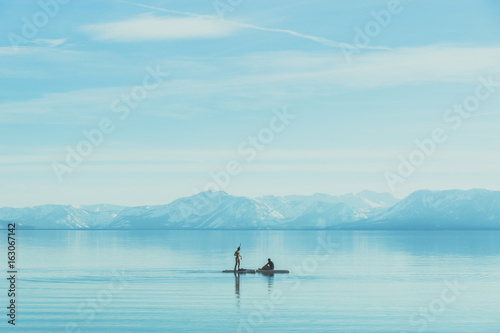 boat in lake
