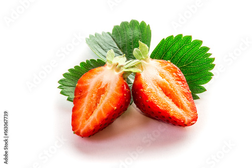 Strawberries isolated