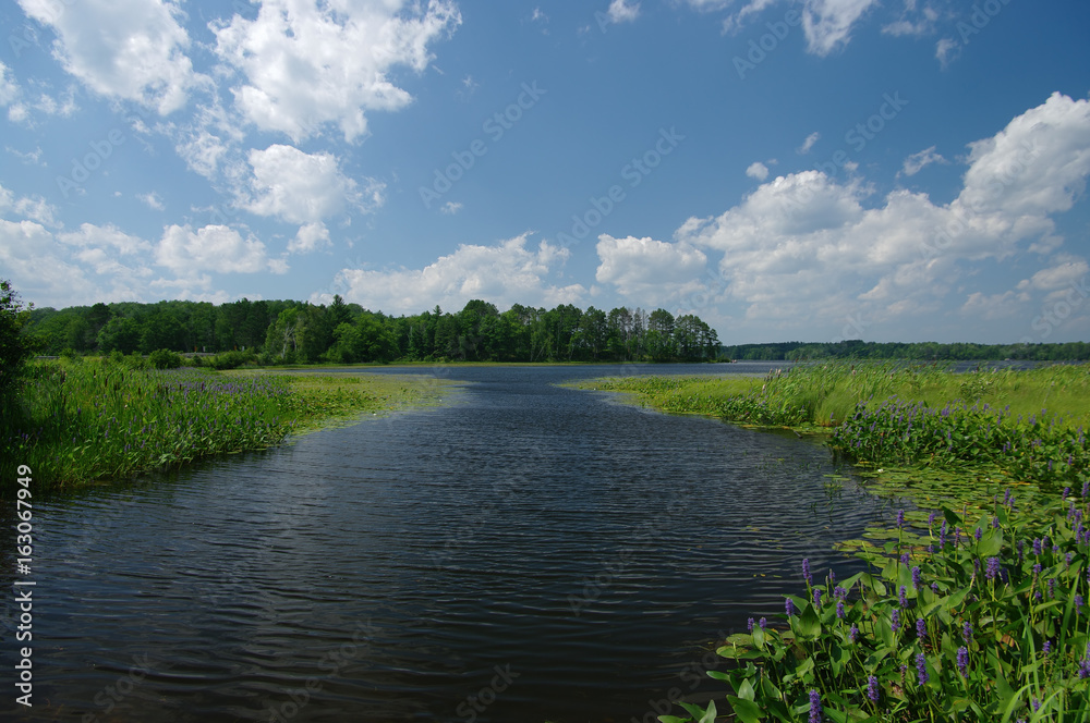 Boat Channel A waterway for small boats leads into the Chippewa
