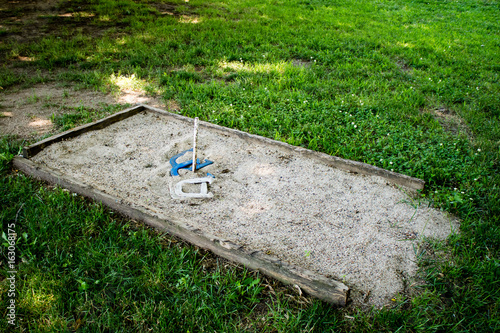 horseshoe pit
