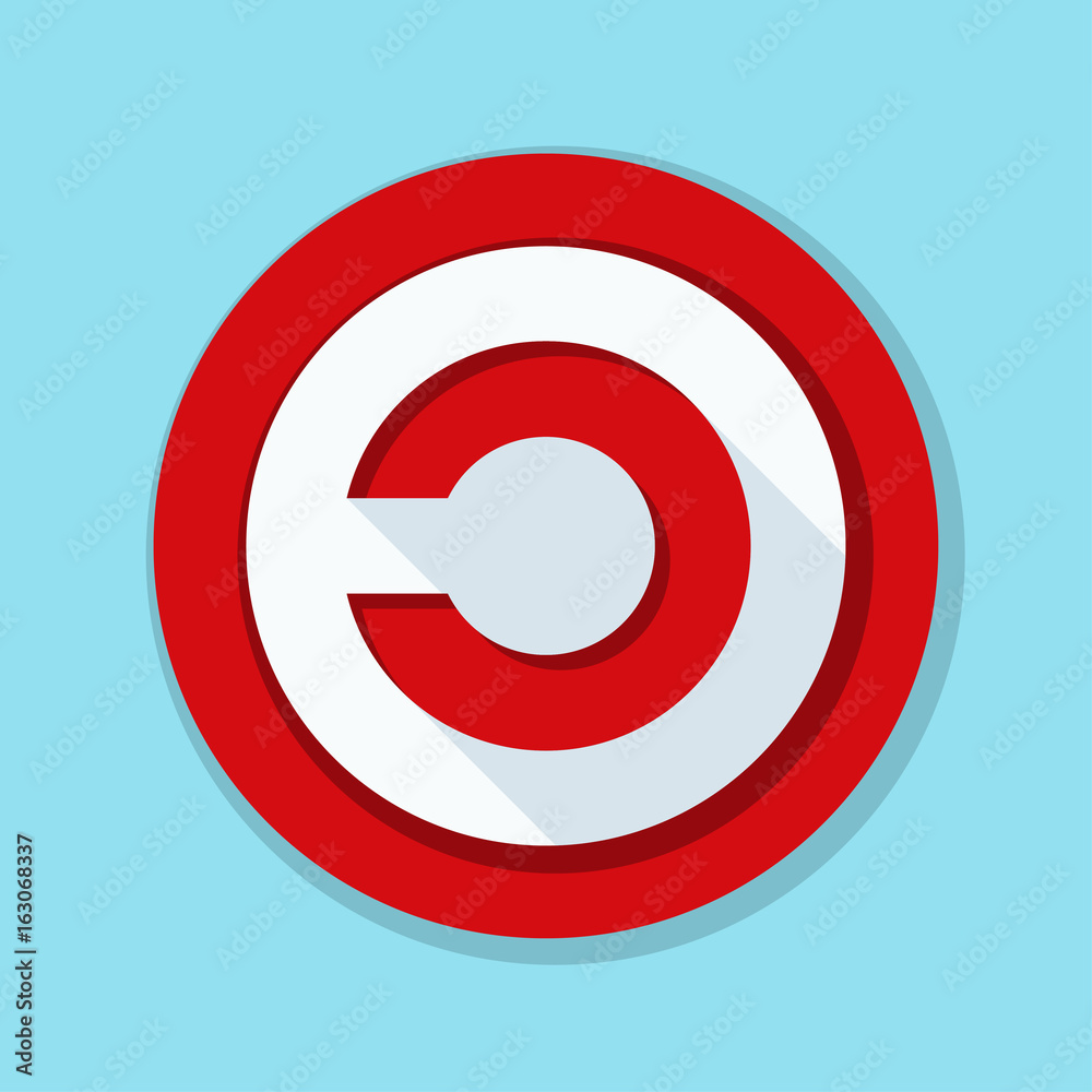 Copyleft Sign Illustration Copyleft Sign Illustration