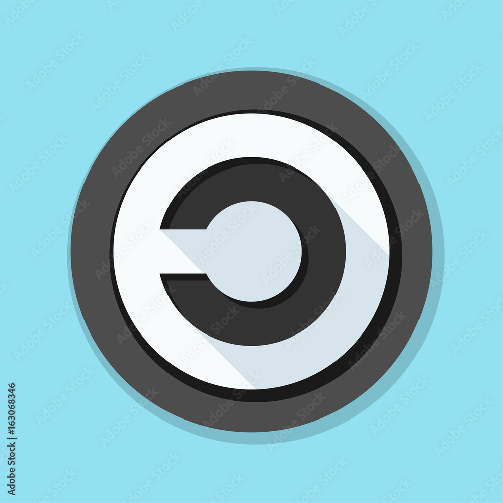 Copyleft Sign Illustration Copyleft Sign Illustration