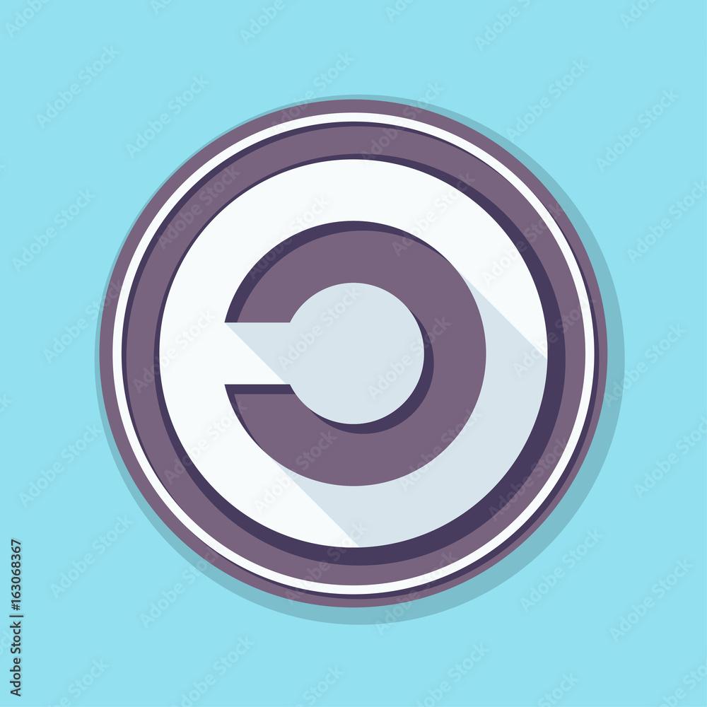 Copyleft Sign Illustration Copyleft Sign Illustration
