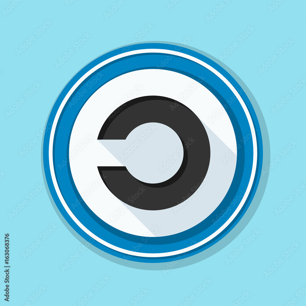 Copyleft Sign Illustration Copyleft Sign Illustration