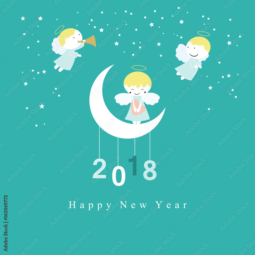 Lovely New Year card Lovely New Year card