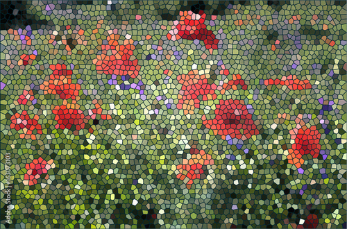 Mosaic nature background
