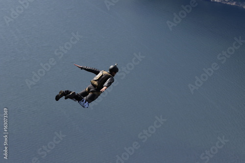 Fototapeta Naklejka Na Ścianę i Meble -  Skydiving in Norway