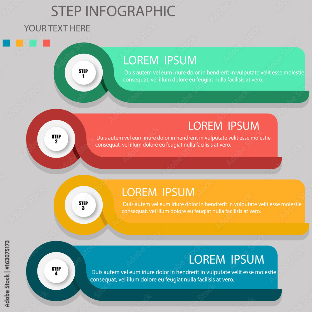 Business data visualization. Process chart. Abstract elements of graph, diagram with 4 steps, options, parts or processes. Vector business template for presentation. Creative concept for infographic. Business data visualization. Process chart. Abstract elements of graph, diagram with 4 steps, options, parts or processes. Vector business template for presentation. Creative concept for infographic.