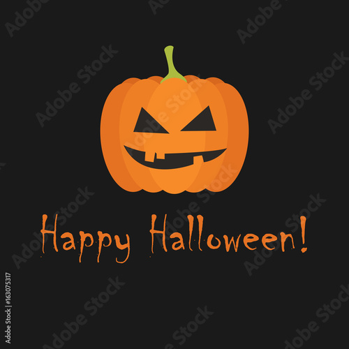 happy halloween greeting card