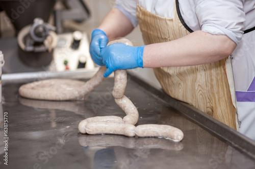 the production of sausages