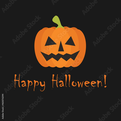 happy halloween greeting card