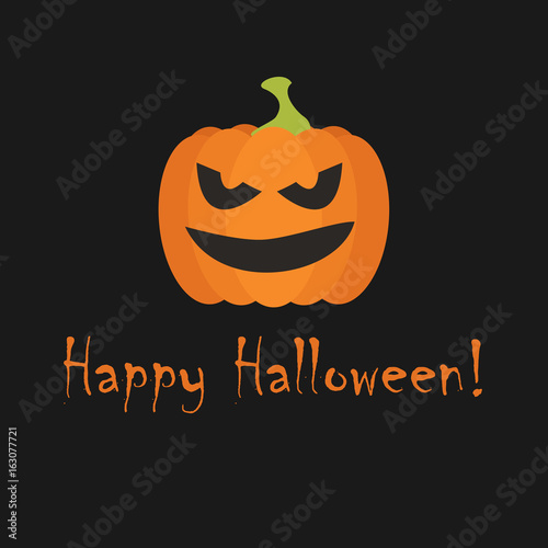 happy halloween greeting card 