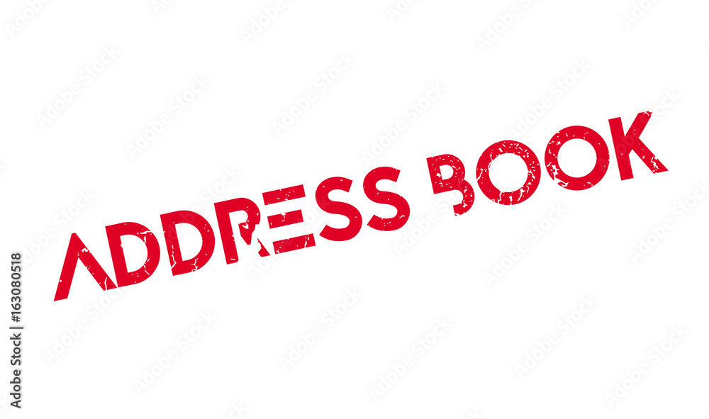 Address Book rubber stamp. Grunge design with dust scratches. Effects can be easily removed for a clean, crisp look. Color is easily changed. Address Book rubber stamp. Grunge design with dust scratches. Effects can be easily removed for a clean, crisp look. Color is easily changed.
