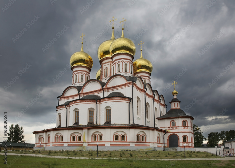 Assumption Cathedral of Valday Iversky Monastery. Novgorod Oblast. Russia