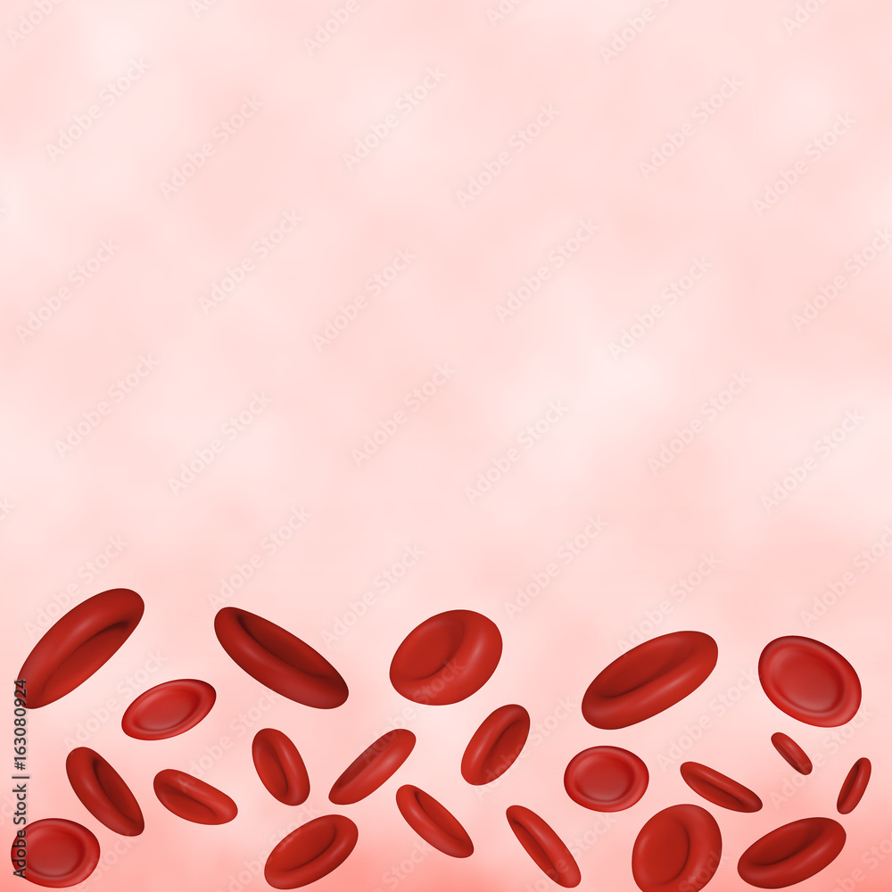 Vector Streaming Blood Cells Vector Streaming Blood Cells