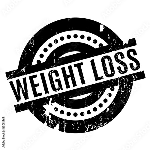 Weight Loss rubber stamp. Grunge design with dust scratches. Effects can be easily removed for a clean, crisp look. Color is easily changed.