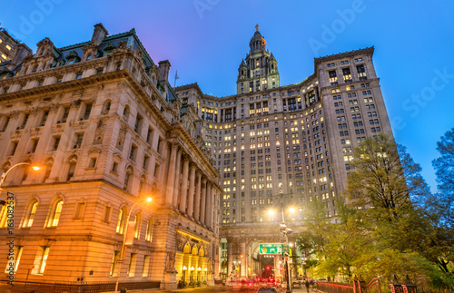 фотографія Surrogate's Courthouse and Manhattan Municipal Building in New York City, USA