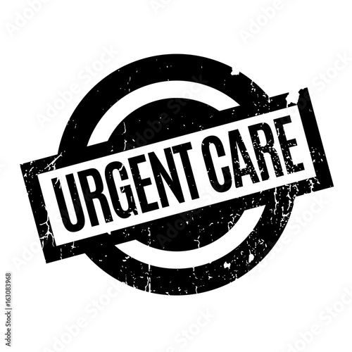 Urgent Care rubber stamp. Grunge design with dust scratches. Effects can be easily removed for a clean, crisp look. Color is easily changed.