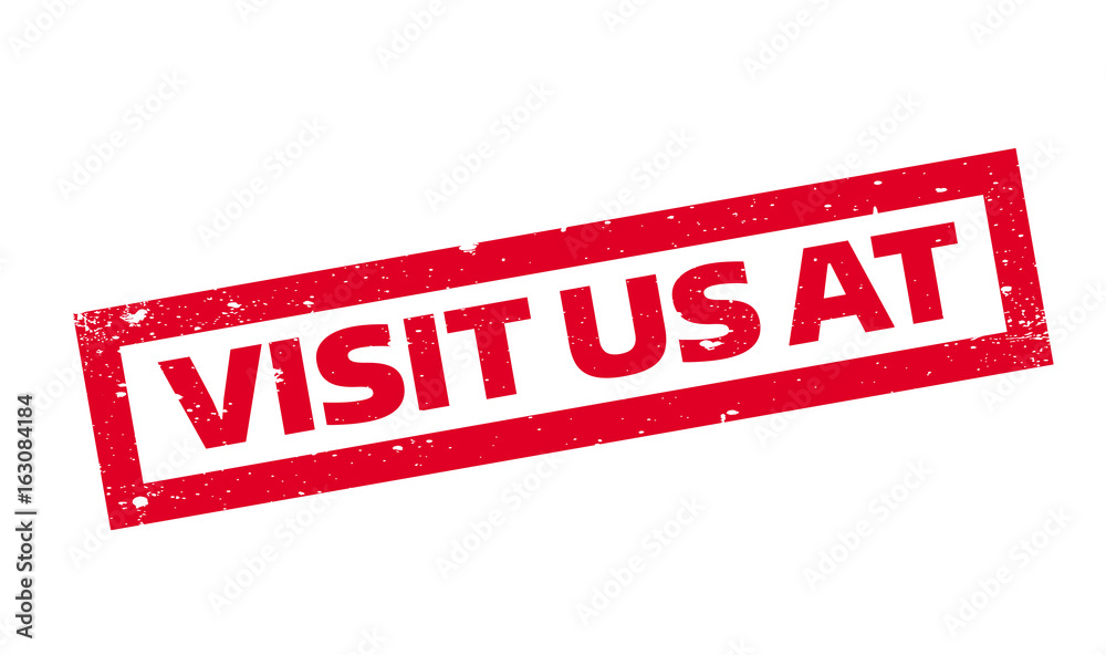 Visit Us At rubber stamp. Grunge design with dust scratches. Effects can be easily removed for a clean, crisp look. Color is easily changed. Visit Us At rubber stamp. Grunge design with dust scratches. Effects can be easily removed for a clean, crisp look. Color is easily changed.