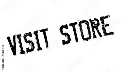 Visit Store rubber stamp. Grunge design with dust scratches. Effects can be easily removed for a clean, crisp look. Color is easily changed.